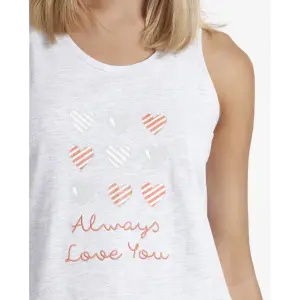 Pijama sem mangas mulher Admas Always Love You image-3