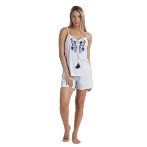 Pijama com suspensórios para mulher Admas image-0