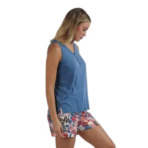 Pijama sem mangas mulher Admas Garden Butterflies image-2
