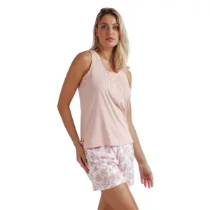 Pijama sem mangas mulher Admas Classic Spring Flowers image-2