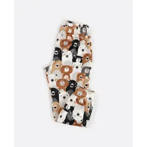 Girls' long-sleeve velvet pyjamas Admas Bear Family image-2