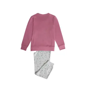 Girls' long-sleeve pyjamas Admas Bunnies On The Moon image-1