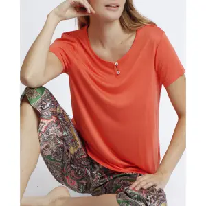 Shiny cashmere pyjamas for women Admas Garden image-3