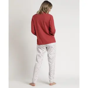 Damen Langarm-Pyjama Admas Garden Essence Of Life image-2