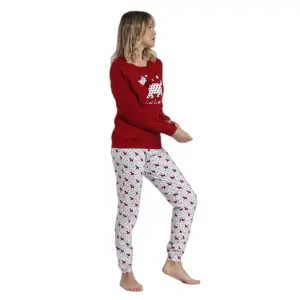 Pijama de manga longa senhora Admas Lou Lou Cold image-1