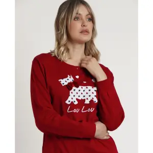 Pijama de manga longa senhora Admas Lou Lou Cold image-3