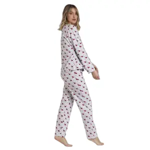 Pijama abierto de manga larga mujer Admas Lou Lou Cold image-1