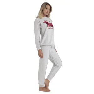 Pyjama manches longues en velours femme Admas Lou Lou Cold image-1