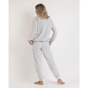 Pyjama manches longues en velours femme Admas Lou Lou Cold image-2