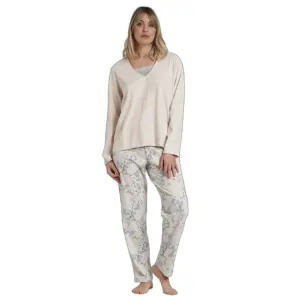 Damen Langarm-Pyjama Admas Garden Climbing Flowers
