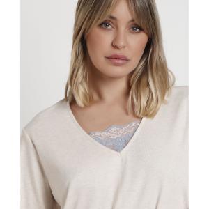 Pigiama a maniche lunghe donna Admas Garden Climbing Flowers image-3