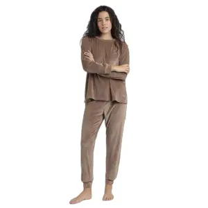 Pyjama rayé manches longues femme Admas Classic Relax Home image-0