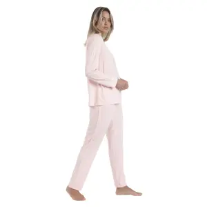 Pijama de manga longa senhora Admas Classic Soft Sleep image-1