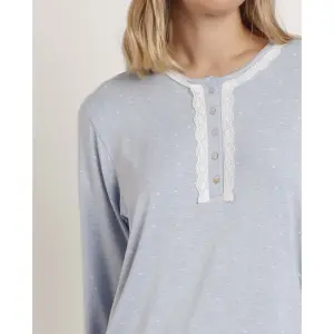 Women's long-sleeve pyjama Admas Classic Soft Hearts image-3