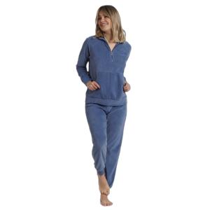 62659-0-000204-dames-lange-mouwen-velours-ribstof-pyjama-met-rits-admas-home-azul