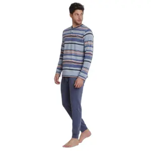 Striped long-sleeve pyjama Admas Vespa Style image-1