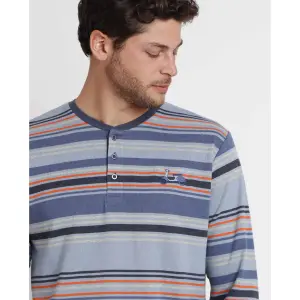 Striped long-sleeve pyjama Admas Vespa Style image-3