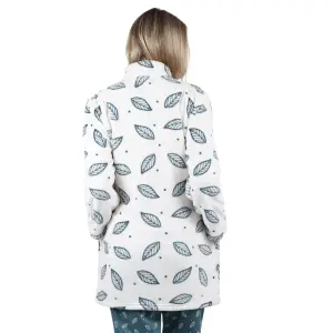 Warm long-sleeve robe for women Admas Flowers image-1