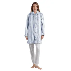 Warm long-sleeve robe for women Admas Classic Triangle image-0