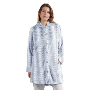 Warm long-sleeve robe for women Admas Classic Triangle image-1