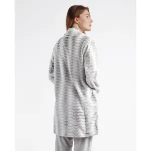 Warm long-sleeve robe for women Admas Classic Triangle image-3