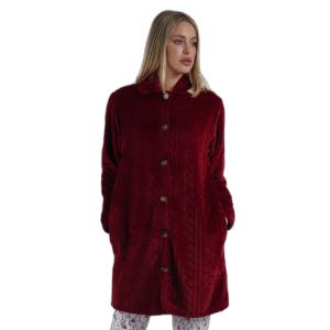 Warm long-sleeve robe for women Admas Garden Thank You