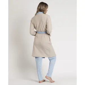 Peignoir manches longues femme Admas Classic Sleep All Day image-2
