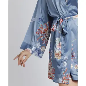 Szlafrok damski z długim rękawem Admas Garden Romantic Flowers image-3