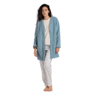 Ciepły szlafrok damski z długimi rękawami Admas Garden Let´s Get Lost image-0