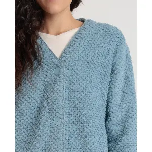 Ciepły szlafrok damski z długimi rękawami Admas Garden Let´s Get Lost image-3