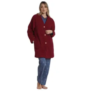 Varm badrock med långa ärmar för kvinnor Admas Garden Let´s Get Lost image-0