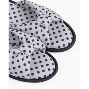 Hausschuhe Damen Admas Classic Elegant Dots image-3