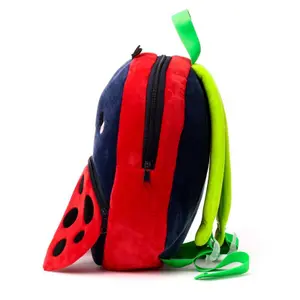 Tilly the ladybug plush backpack for kids Adoramals Adorabugs image-3