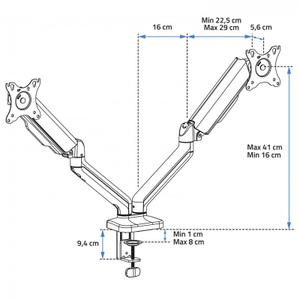 Support écran à fixer Advance MecaMounts image-4