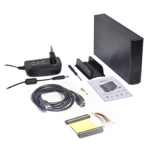 Boitier externe pour disque dur USB 3.0 - 3"1/2 IDE + S-ATA Advance Velocity Disk S10 image-1