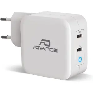Adaptateur secteur 2xUSB-C 1x55 W + 1x45 W Advance