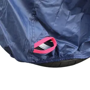 Capa de chuva em poliéster para motas - fecho de fivela - ilhós antirroubo ADX 228x99x124 cm image-3