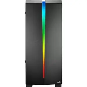 atx medium tower pc case with glass panel Aerocool Scar RGB image-1