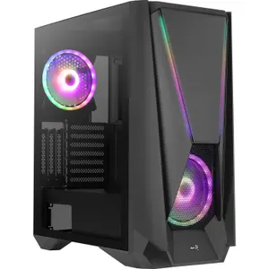 e-atx mid-tower PC case with glass panel Aerocool Visor RGB image-4