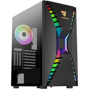 Boîtier PC Moyen Tour E-ATX avec panneau vitré Aerocool Cronus by ThunderX3 RGB image-3