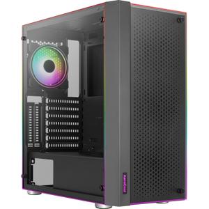 Boîtier PC Moyen Tour ATX avec panneau vitré Aerocool Skribble RGB image-4