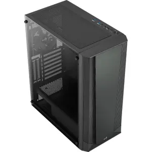atx medium tower pc enclosure with glass panels Aerocool Prism v1 image-1
