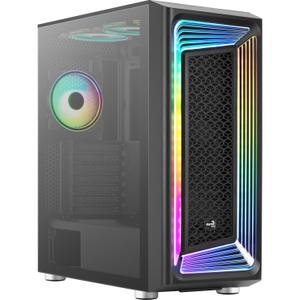 Boîtier PC Moyen Tour ATX avec panneau vitré Aerocool Interstellar RGB