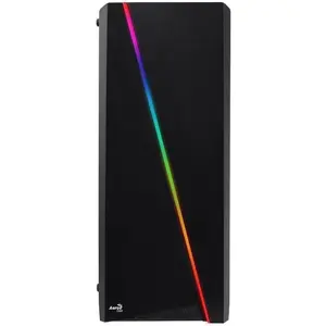 atx medium tower pc case with glass panel Aerocool Cylon RGB image-2