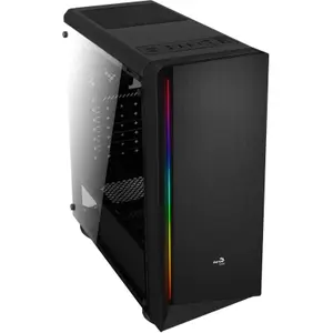 carcasa atx torre mediana con panel de cristal Aerocool Rift RGB image-2