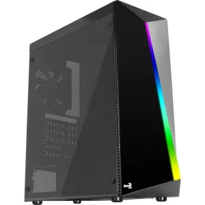 Atx Mid-Tower-PC-Gehäuse mit Glasfront Aerocool Shard Tempered Glass RGB image-4