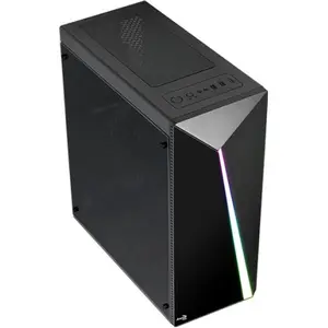 Atx Mid-Tower-PC-Gehäuse mit Glasfront Aerocool Shard Tempered Glass RGB image-3