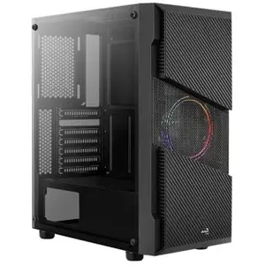 atx medium tower pc case with glass panel Aerocool Menace Saturn F RGB image-0