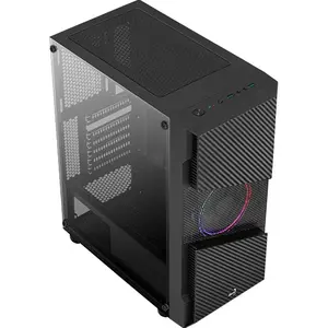 atx medium tower pc case with glass panel Aerocool Menace Saturn F RGB image-1