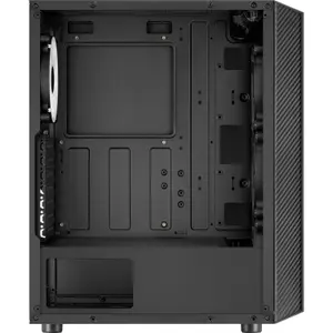 atx medium tower pc case with glass panel Aerocool Hive v2 RGB image-2